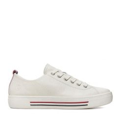 Tenisówki Remonte. Białe trampki i tenisówki damskie Remonte, bez wzorów, bez zapięcia. Za 359.99 zł.