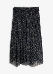 Spódnica plisowana o długości midi. Czarne spódnice damskie bonprix, bez wzorów, midi. Za 149.99 zł.