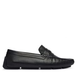 Mokasyny Calvin Klein. Czarne mokasyny męskie Calvin Klein. Za 649.99 zł.