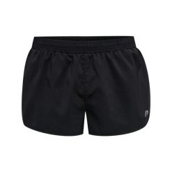 Szorty Newline men's core split. Czarne krótkie spodenki sportowe męskie Newline, m, bez wzorów, z poliamidu, na fitness i siłownię. Za 187.50 zł.