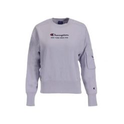 Damska bluza Champion Crewneck Sweatshirt 113314-VS059. Fioletowe bluzy damskie Champion, xs, bez wzorów, z bawełny, bez kaptura. Za 169.00 zł.