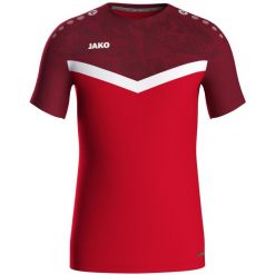 Jersey Jako Iconic. Czerwone koszulki sportowe męskie Jako, bez wzorów, z jersey, bez kołnierzyka, bez ramiączek, do biegania. Za 246.50 zł.