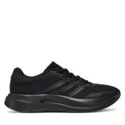 Buty do biegania adidas. Czarne buty sportowe męskie Adidas, bez zapięcia, do biegania. Za 341.99 zł.