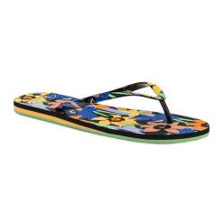 Japonki plażowe damskie ROXY Portofino III. Niebieskie klapki damskie Roxy, bez wzorów, sportowe, bez obcasa. Za 59.99 zł.