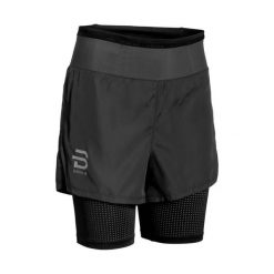 Damskie szorty 2 w 1 Daehlie Sportswear Athlete. Niebieskie szorty damskie DAEHLIE, s, bez wzorów, z elastanu, do biegania. Za 441.00 zł.