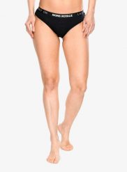 Majtki termoaktywne damskie Mons Royale Folo Merino Briefs. Czarne bielizna termoaktywna damska Mons Royale, l, bez wzorów, z elastanu, bez ramiączek. Za 156.19 zł.