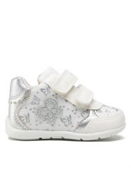 Geox Sneakersy B Elthan G. A B251QA 0AW54 C0007 Biały. Białe buty sportowe dziewczęce Geox, bez wzorów, z materiału, bez zapięcia. Za 159.99 zł.