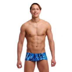 Kąpielówki Funky Trunks Wing Streak - trunki męskie. Niebieskie kąpielówki męskie FUNKY TRUNKS, l, bez wzorów, do pływania. Za 159.00 zł.
