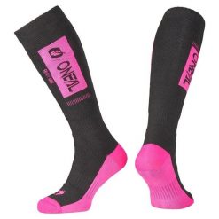 Skarpety narciarskie snowboardowe unisex O'neal Pro Sock. Czarne skarpety damskie O'NEAL, bez wzorów, z elastanu. Za 69.00 zł.