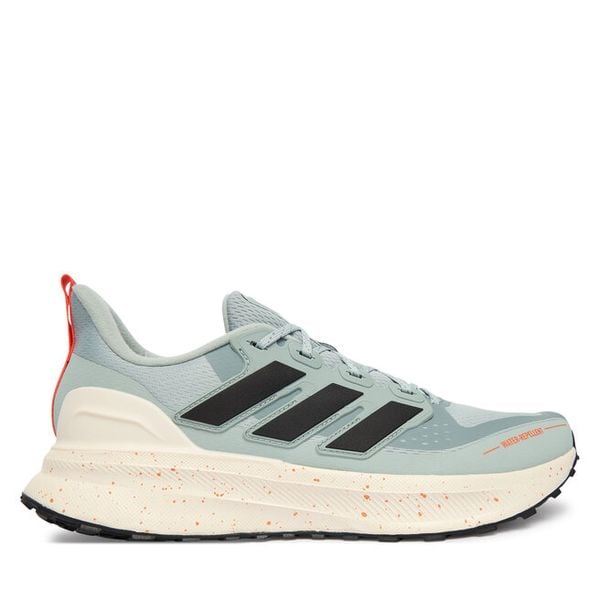 Buty do biegania adidas. Zielone buty sportowe męskie Adidas, bez zapięcia, do biegania. Za 314.99 zł.