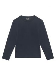 EA7 Emporio Armani Bluzka 7B000021 AF10378 UB102 Granatowy Regular Fit. Niebieskie t-shirty dla chłopców EA7 Emporio Armani, bez wzorów, z bawełny, bez ramiączek. Za 204.99 zł.