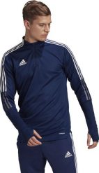 Adidas Granatowy S. Niebieskie bluzy męskie Adidas, m, bez wzorów, bez kaptura. Za 161.98 zł.