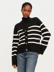 Pieces Kardigan Sia 17150971 Czarny Loose Fit. Czarne kardigany damskie Pieces, xs, bez wzorów, z syntetyku, bez kołnierzyka, bez ramiączek, bez kaptura. Za 89.99 zł.