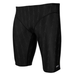 Spodenki pływackie męskie TYR FUSION2 JAMMER. Czarne kąpielówki męskie TYR, m, bez wzorów, do pływania. Za 299.98 zł.