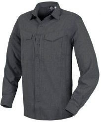 Helikon-Tex Koszula DEFENDER Mk2 Gentleman® - Melange Black-Gr. Czarne koszule męskie HELIKON-TEX, m, bez wzorów, bez kołnierzyka, bez ramiączek. Za 169.08 zł.