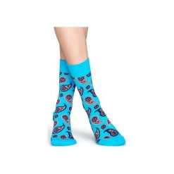 Skarpetki Happy Socks PAI01-6001. Czerwone skarpety męskie Happy Socks, z bawełny. Za 24.43 zł.
