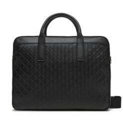 Torba na laptopa Calvin Klein. Czarne torby na laptopa męskie Calvin Klein, bez wzorów. Za 649.99 zł.