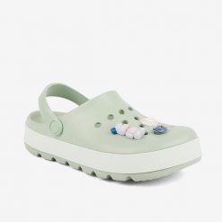 Klapki damskie Coqui rozmiar 40. Zielone klapki damskie Coqui, bez wzorów, bez obcasa. Za 147.99 zł.