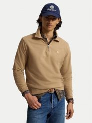 Polo Ralph Lauren Bluza 710B18911003 Beżowy Regular Fit. Brązowe bluzy męskie Polo Ralph Lauren, m, bez wzorów, z bawełny, bez kaptura. Za 730.99 zł.