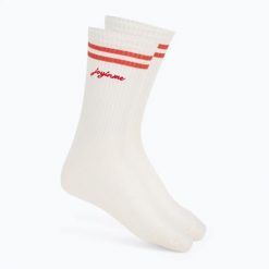 Skarpety damskie JOYINME Statement. Czerwone skarpety damskie Joy in me, bez wzorów, z bawełny. Za 52.99 zł.