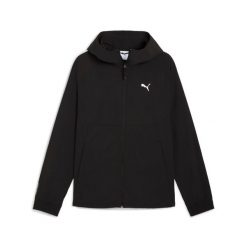 Kurtka z dresu Puma Woven. Czarne kurtki męskie Puma, xl, bez wzorów, z dresówki, casualowe, bez kaptura. Za 294.00 zł.