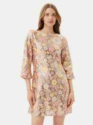 Bruuns Bazaar Sukienka koktajlowa Alternifolius BBW4520 Kolorowy Regular Fit. Sukienki damskie Bruuns Bazaar, bez wzorów, z syntetyku, wizytowe, bez kołnierzyka, bez ramiączek. Za 1,019.00 zł.