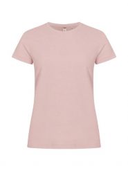 Clique Basic-T Women T-shirt dopasowany krój z bawełny – Candy Pink. Czerwone t-shirty damskie CLIQUE, s, bez wzorów, z bawełny, bez kołnierzyka. Za 99.59 zł.