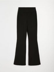 Sportowe legginsy flare Active - czarny. Czarne legginsy damskie Sinsay, l, bez wzorów. Za 49.99 zł.