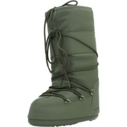 Buty Moon Boot Model Mb Icon Rubber Kolor Zielony. Zielone obuwie sportowe damskie Moon Boot, bez wzorów, z tkaniny. W wyprzedaży za 769.00 zł.