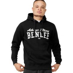 Bluza z kapturem Benlee Strong. Czarne bluzy męskie BENLEE, m, bez wzorów, z bawełny, z kapturem. Za 247.50 zł.