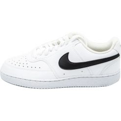 Buty do chodzenia męskie Nike Court Vision. Białe buty sportowe męskie Nike, z materiału, bez zapięcia, na fitness i siłownię, nike court. Za 418.00 zł.