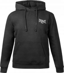 Bluza dresowa dla mężczyzn Everlast BLM001. Czarne bluzy męskie Everlast, m, bez wzorów, z bawełny, bez kaptura, na fitness i siłownię. Za 94.99 zł.