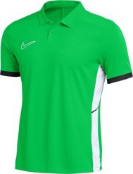 Koszulka męska Nike Dri-Fit Academy 25 SS Polo zielona FZ9759 329 L. Zielone koszulki polo męskie Nike, l, bez wzorów, bez ramiączek. Za 108.58 zł.