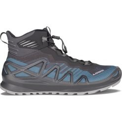 Buty trekkingowe męskie Lowa Merger Mid Gtx. Szare trekkingi męskie Lowa, trekkingowe. Za 681.30 zł.