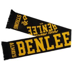 Szalik Benlee Fan. Czarne szaliki męskie BENLEE, bez wzorów, z poliakrylu. Za 137.50 zł.