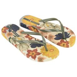 Japonki Ipanema Verao 27197BB264 zielone. Zielone klapki damskie bez wzorów, z gumy, bez obcasa. W wyprzedaży za 210.26 zł.