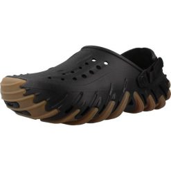 Sandały CROCS SANDALIA ECHO GUM RO CLOG Czarny. Czarne sandały męskie Crocs, z syntetyku, bez zapięcia. Za 386.99 zł.