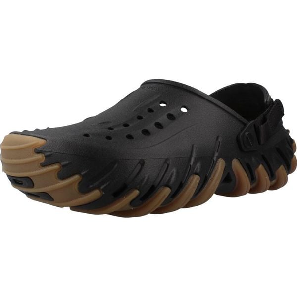 Sandały CROCS SANDALIA ECHO GUM RO CLOG Czarny. Czarne sandały męskie Crocs, z syntetyku, bez zapięcia. Za 386.99 zł.