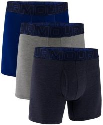 Under Armour Bokserki męskie UNDER ARMOUR granatowe - 3 PAK Performance XXXL. Bokserki męskie Under Armour, m, bez wzorów. Za 130.90 zł.