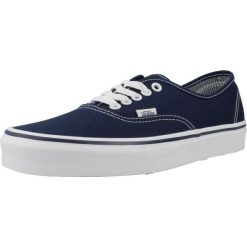 Buty VANS AUTHENTIC Niebieski. Niebieskie trampki męskie Vans, bez wzorów, z tkaniny, bez zapięcia. Za 186.99 zł.