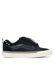 Vans Tenisówki Knu Skool VN000D6ZBLA1 Czarny. Czarne trampki i tenisówki damskie Vans, bez wzorów, ze skóry, bez zapięcia. Za 449.99 zł.
