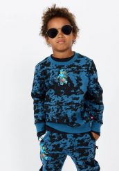 Bluza Dziecięca Bio Bawełna LEGO Ninjago Scout 603 Niebieska. Niebieskie bluzy dla chłopców LEGO, bez wzorów, z bawełny, bez ramiączek, bez kaptura. Za 98.99 zł.