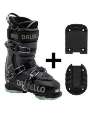 Buty narciarskie damskie DALBELLO CABRIO 85 MV W z GRIP WALK. Czarne obuwie sportowe damskie Dalbello, bez wzorów, prążkowane, narciarskie. Za 1,079.00 zł.