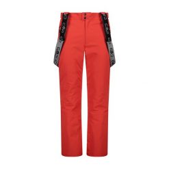 Spodnie narciarskie męskie CMP. Czerwone spodnie snowboardowe męskie CMP, m, bez wzorów, narciarskie. Za 539.99 zł.