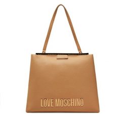 Torebka LOVE MOSCHINO. Brązowe torebki do ręki damskie Love Moschino, bez wzorów, klasyczne, bez dodatków. Za 669.99 zł.