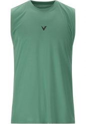 Tank top Virtus Shise. Czarne t-shirty męskie VIRTUS, xl, bez wzorów, z materiału, biznesowe, bez kołnierzyka. Za 148.50 zł.