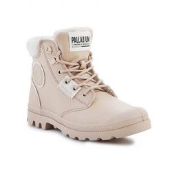 Buty do chodzenia damskie Palladium Pampa Hi Snow Warm. Brązowe obuwie sportowe damskie Palladium, bez wzorów, z gumy, trekkingowe. Za 485.65 zł.