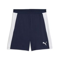 Szorty Puma Final 2026. Niebieskie szorty sportowe damskie Puma, bez wzorów, sportowe, do piłki nożnej. Za 240.50 zł.