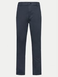 INDICODE Chinosy Kellen 60-336 Granatowy Slim Fit. Niebieskie eleganckie spodnie męskie INDICODE, m, bez wzorów, z bawełny. Za 99.99 zł.