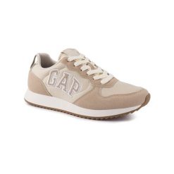 Damskie buty sneakersy sportowe piaskowe GAP NASHVILLE ARCH LOGO. Brązowe obuwie sportowe damskie GAP, bez wzorów. Za 199.00 zł.
